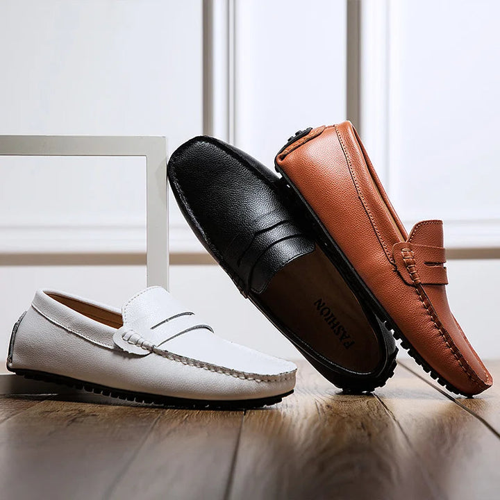 Joaquim | Mocassins estivi em pele casual