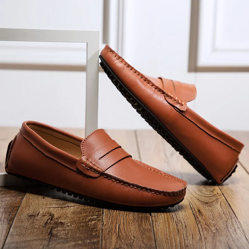 Joaquim | Mocassins estivi em pele casual