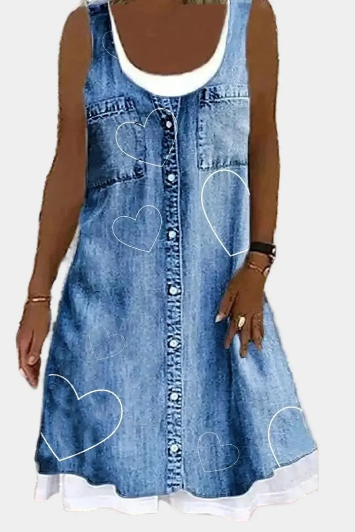 Sandra | Vestido em ganga