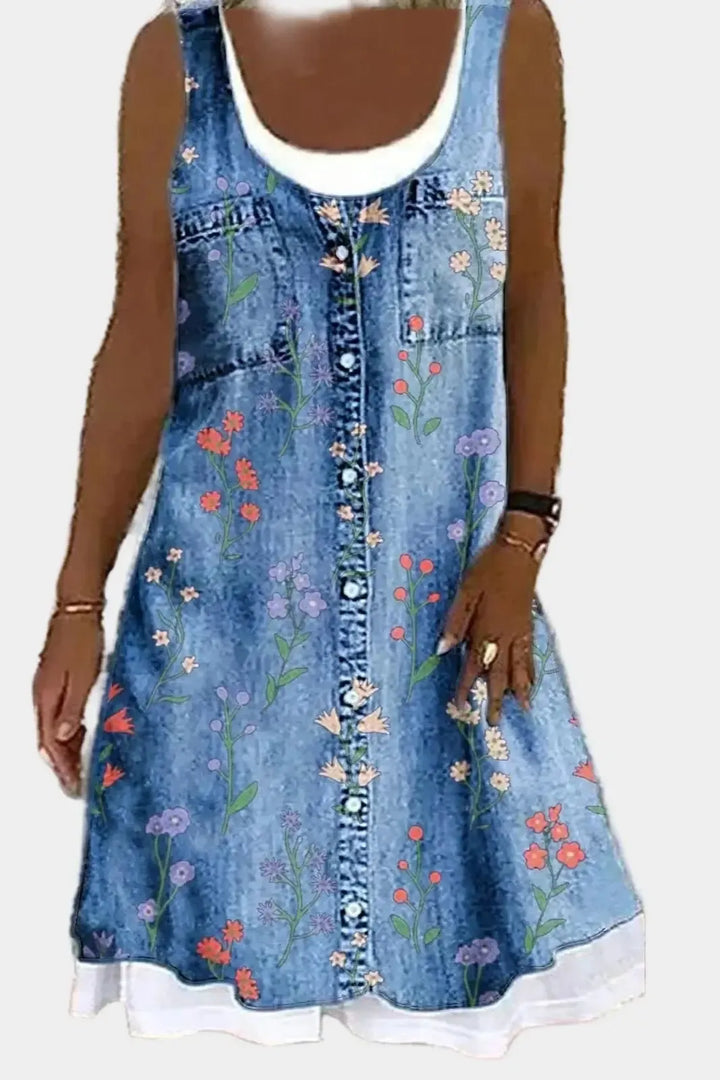 Sandra | Vestido em ganga