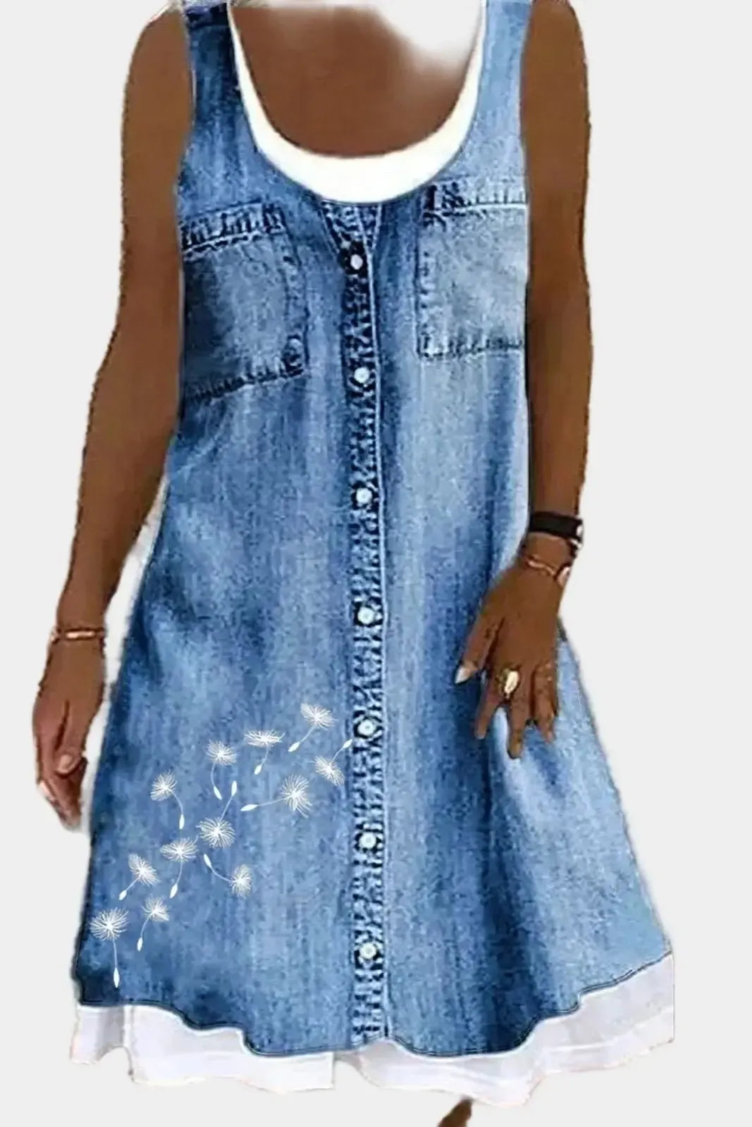 Sandra | Vestido em ganga
