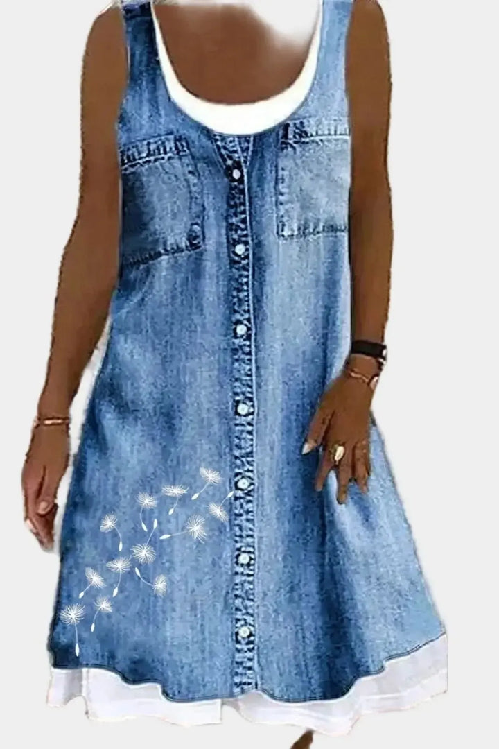 Sandra | Vestido em ganga