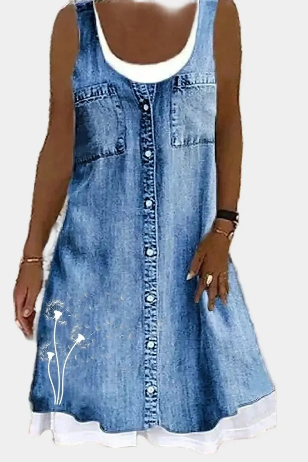 Sandra | Vestido em ganga
