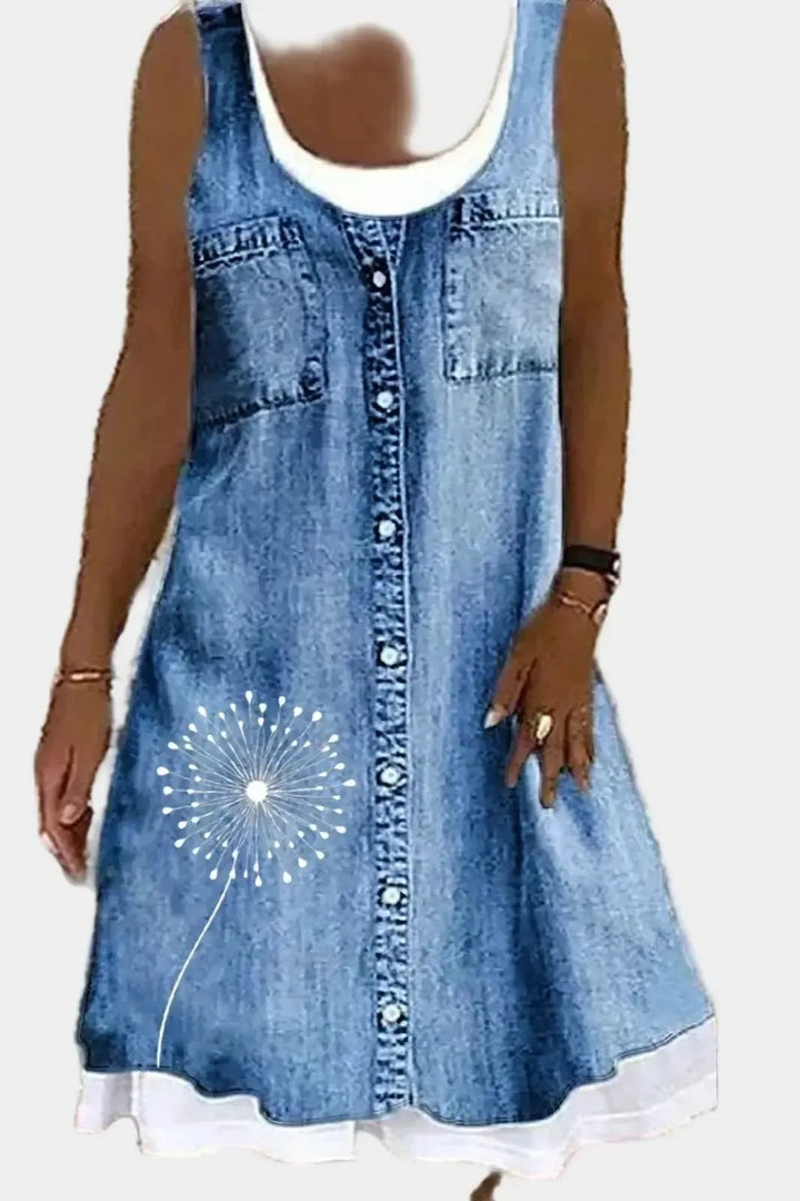 Sandra | Vestido em ganga