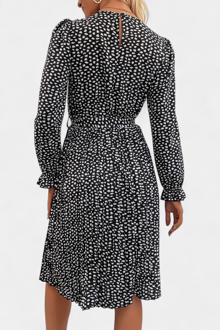 Inês | Leopardo plissado