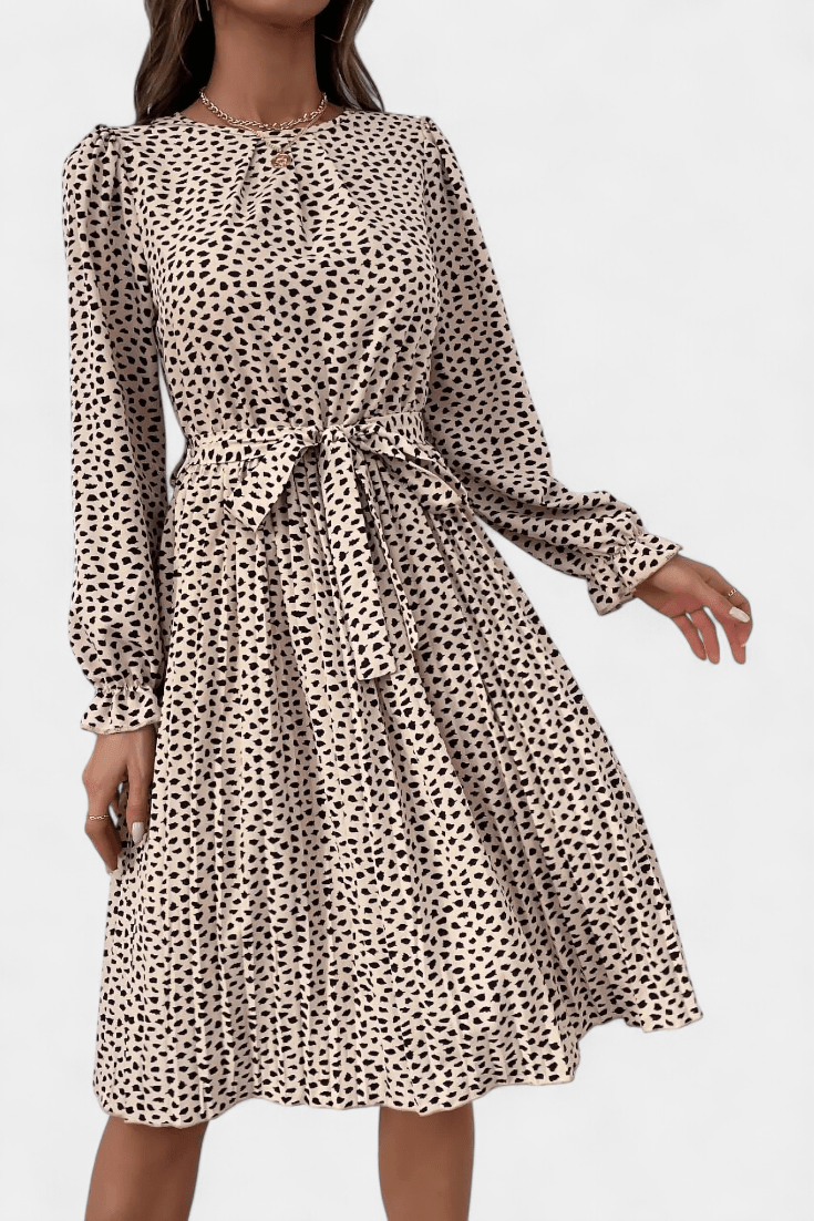 Inês | Leopardo plissado