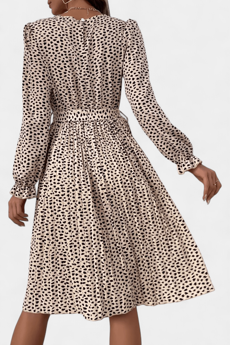 Inês | Leopardo plissado