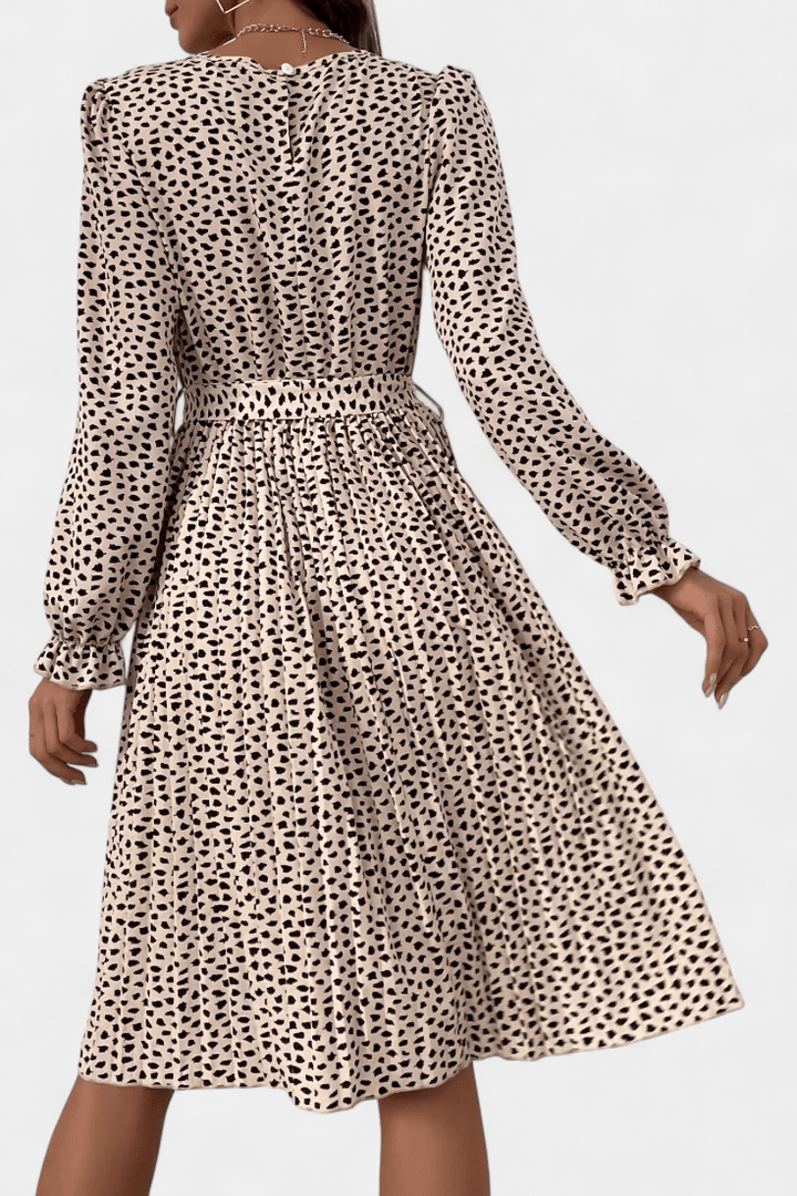 Inês | Leopardo plissado