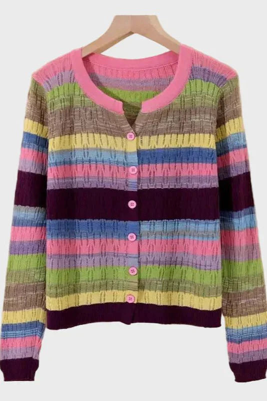 Raquel | Cardigan trabalhado a malha