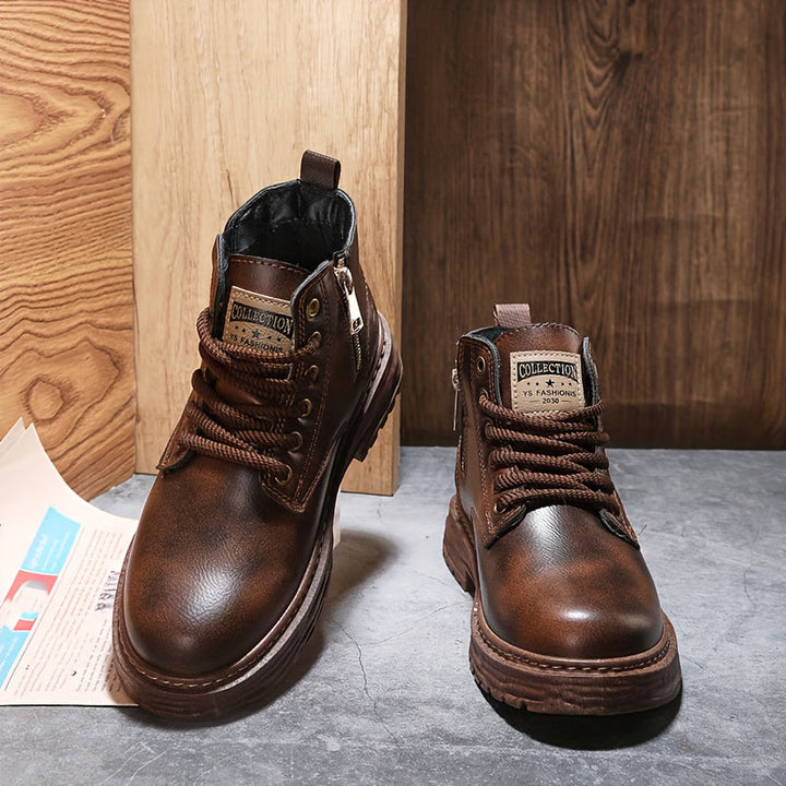 Aníbal | Botas vintage com lacci