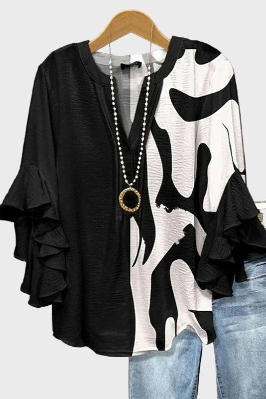 Sara | Blusa abstrata