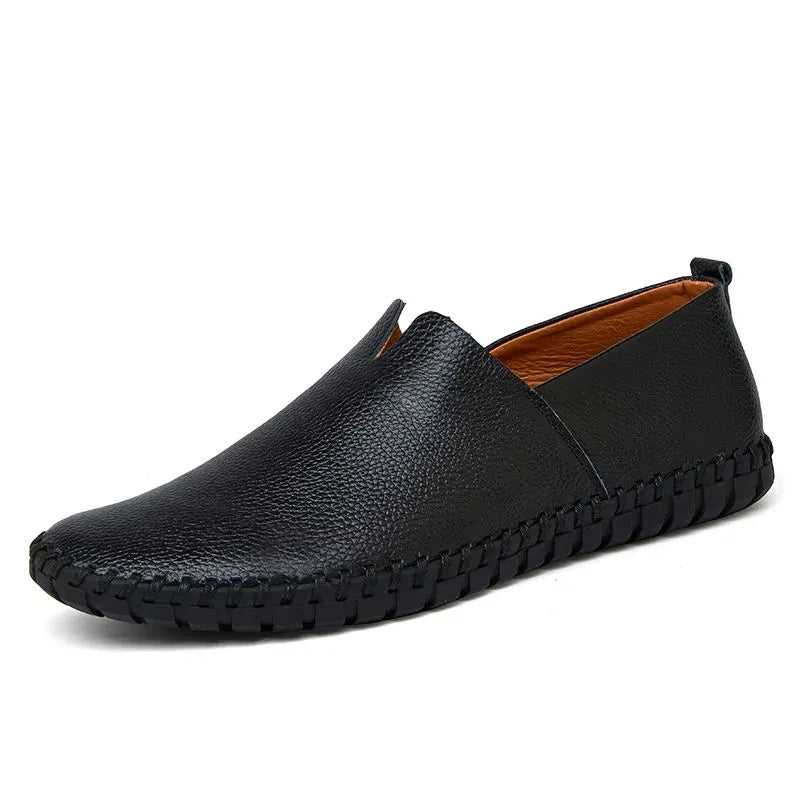 Custódio | Mocassins em pele traspirante