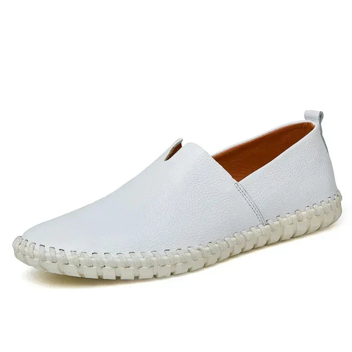 Custódio | Mocassins em pele traspirante