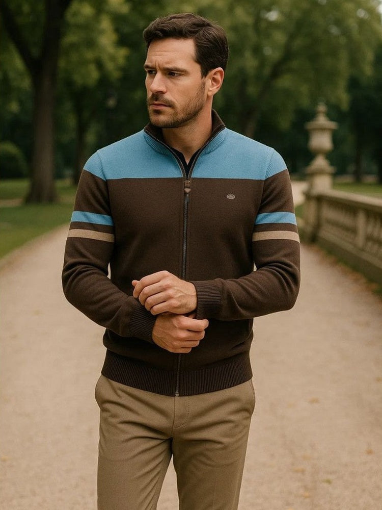 Armando | Cardigan em malha com fecho