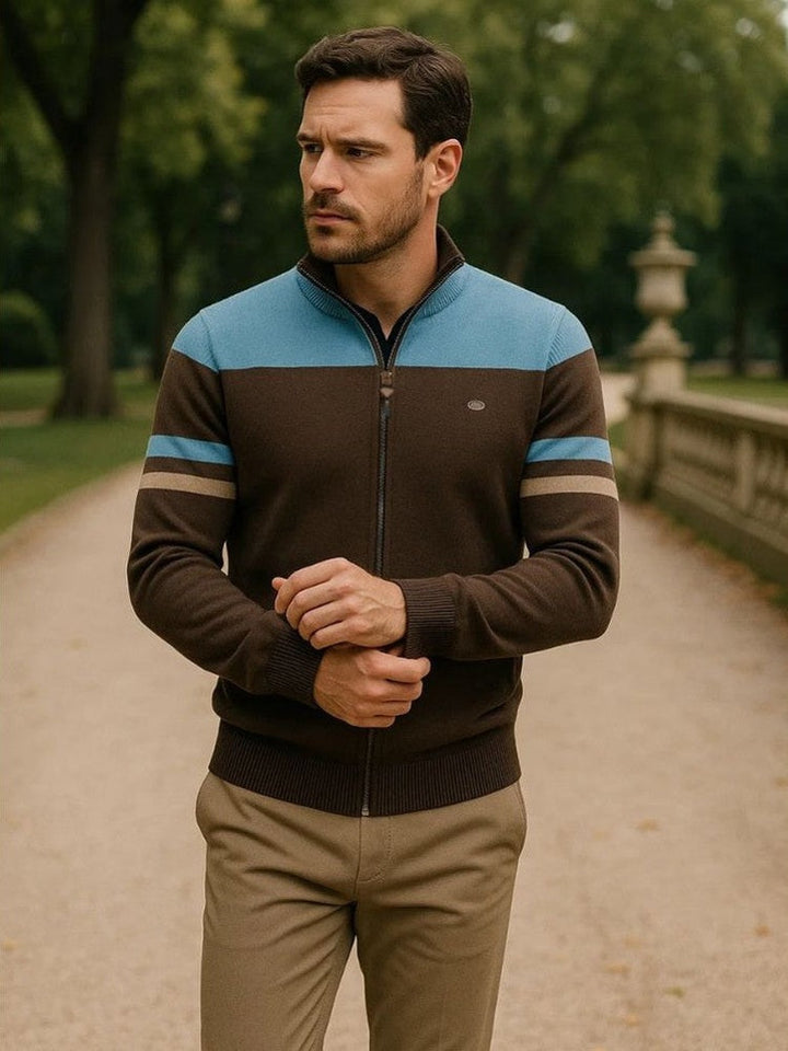 Armando | Cardigan em malha com fecho