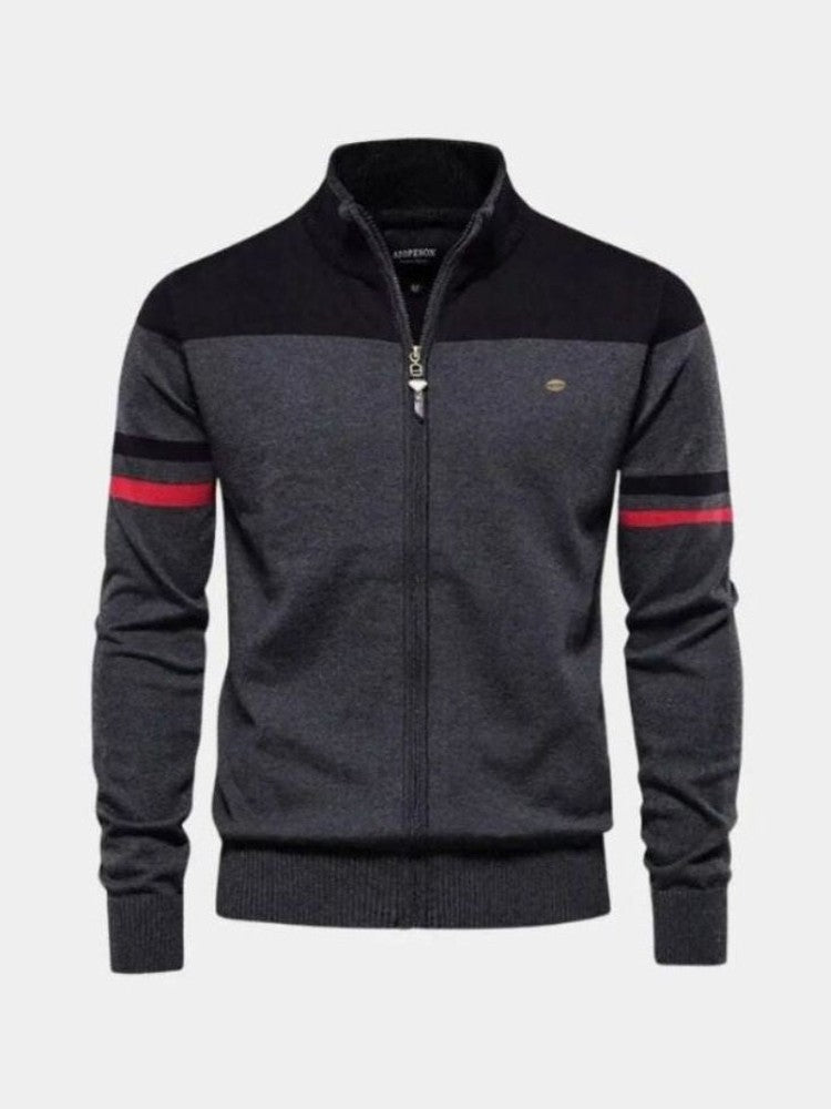 Armando | Cardigan em malha com fecho