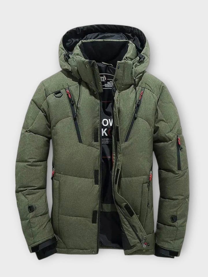 Humberto | Parka de inverno solido de homem