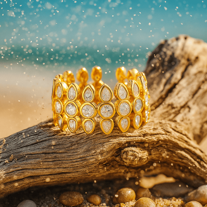 Dulce | Pulseira banhado em dourado