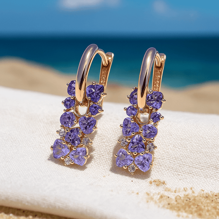 Ana | Brincos viola