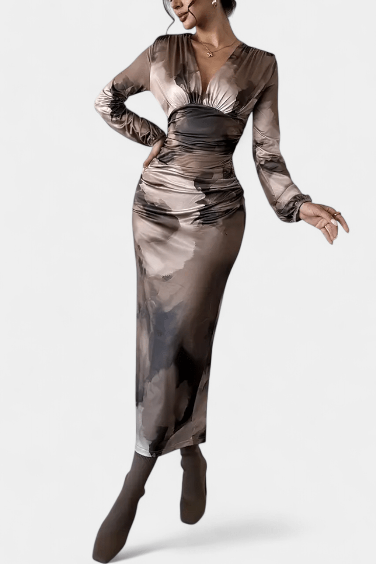 Mariana | Vestido com decote em V