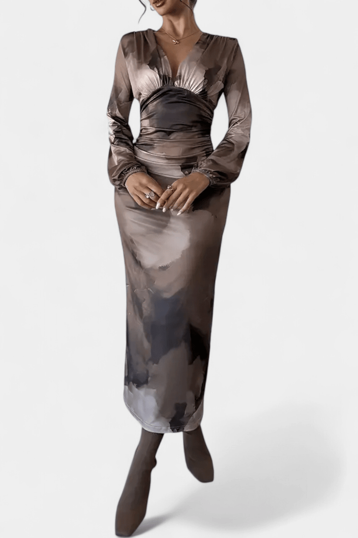Mariana | Vestido com decote em V