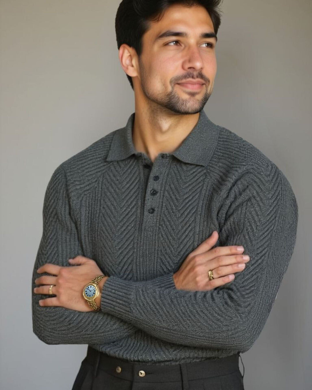 Fábio | Polo tricô