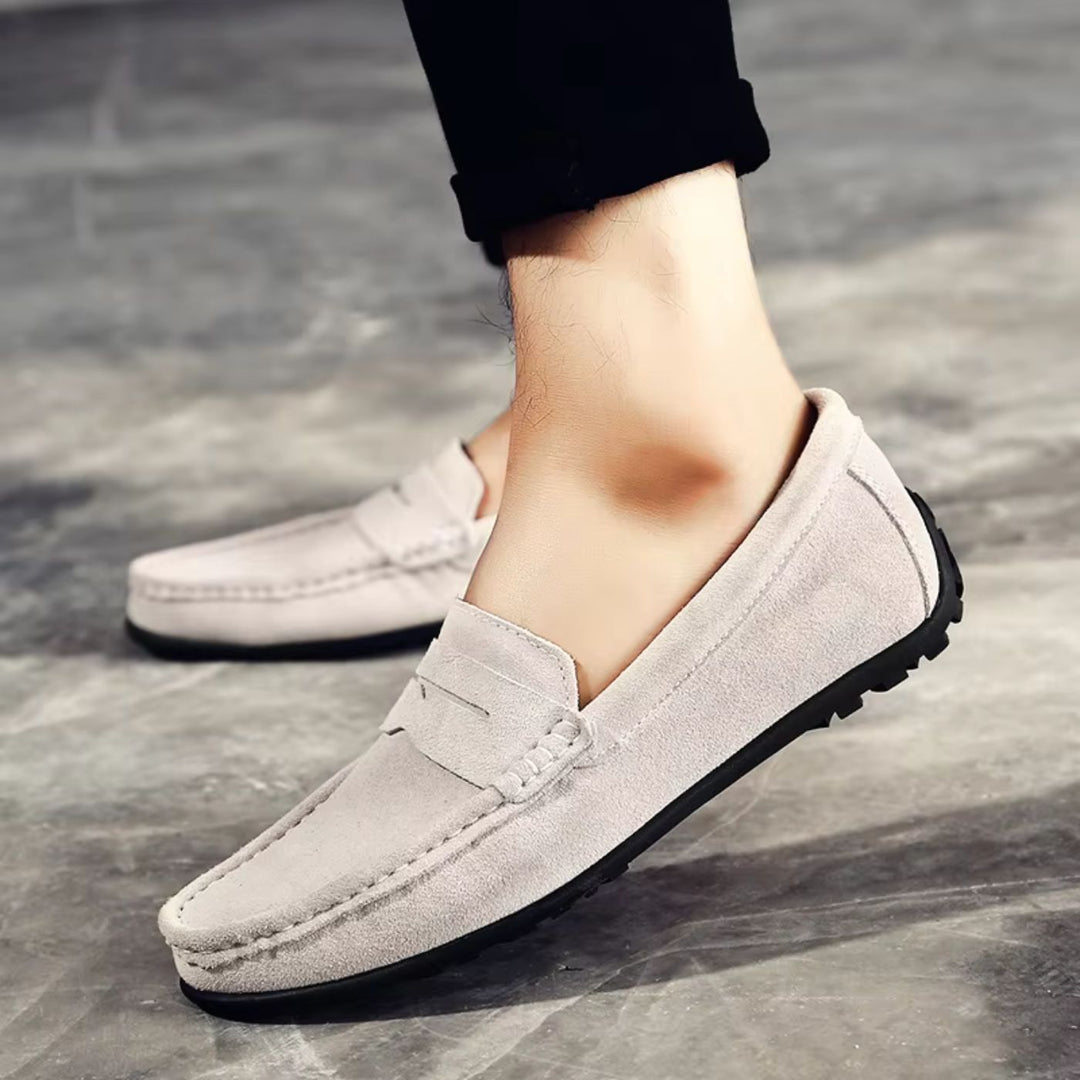 Filipa | Mocassins em camurça macio