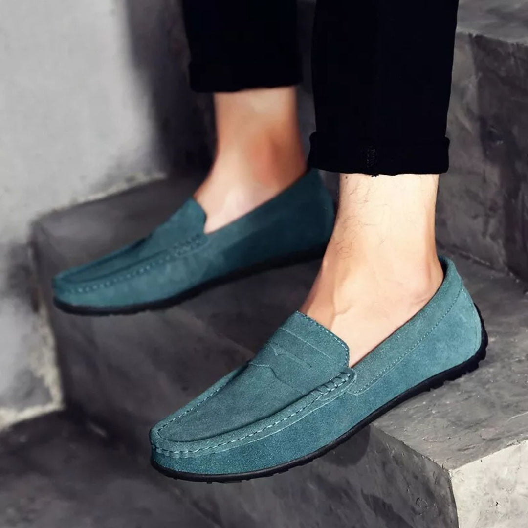 Filipa | Mocassins em camurça macio