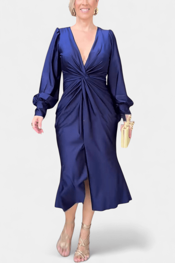 Vera | Vestido com decote em V sem tempo