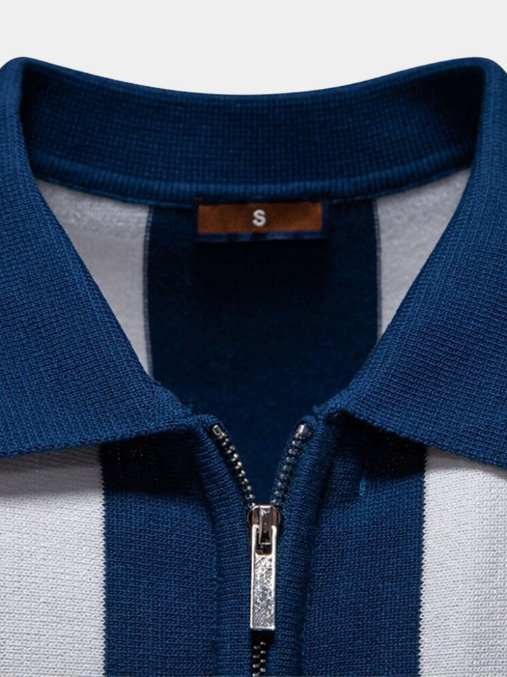 Francisco | Polo às riscas marine
