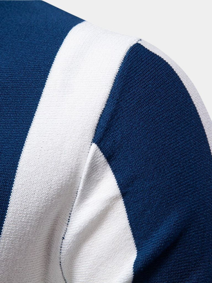 Francisco | Polo às riscas marine
