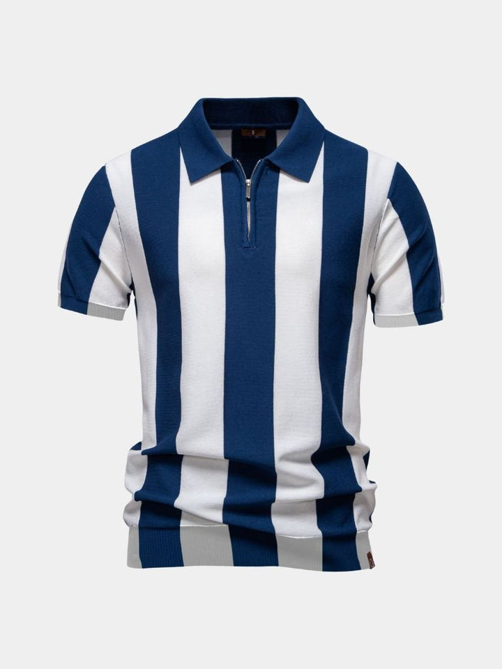 Francisco | Polo às riscas marine