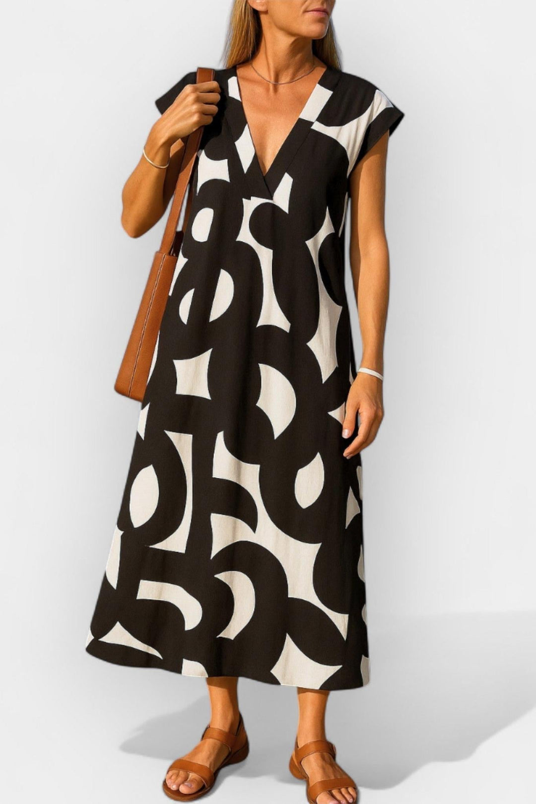 Raquel | Vestido com decote em V