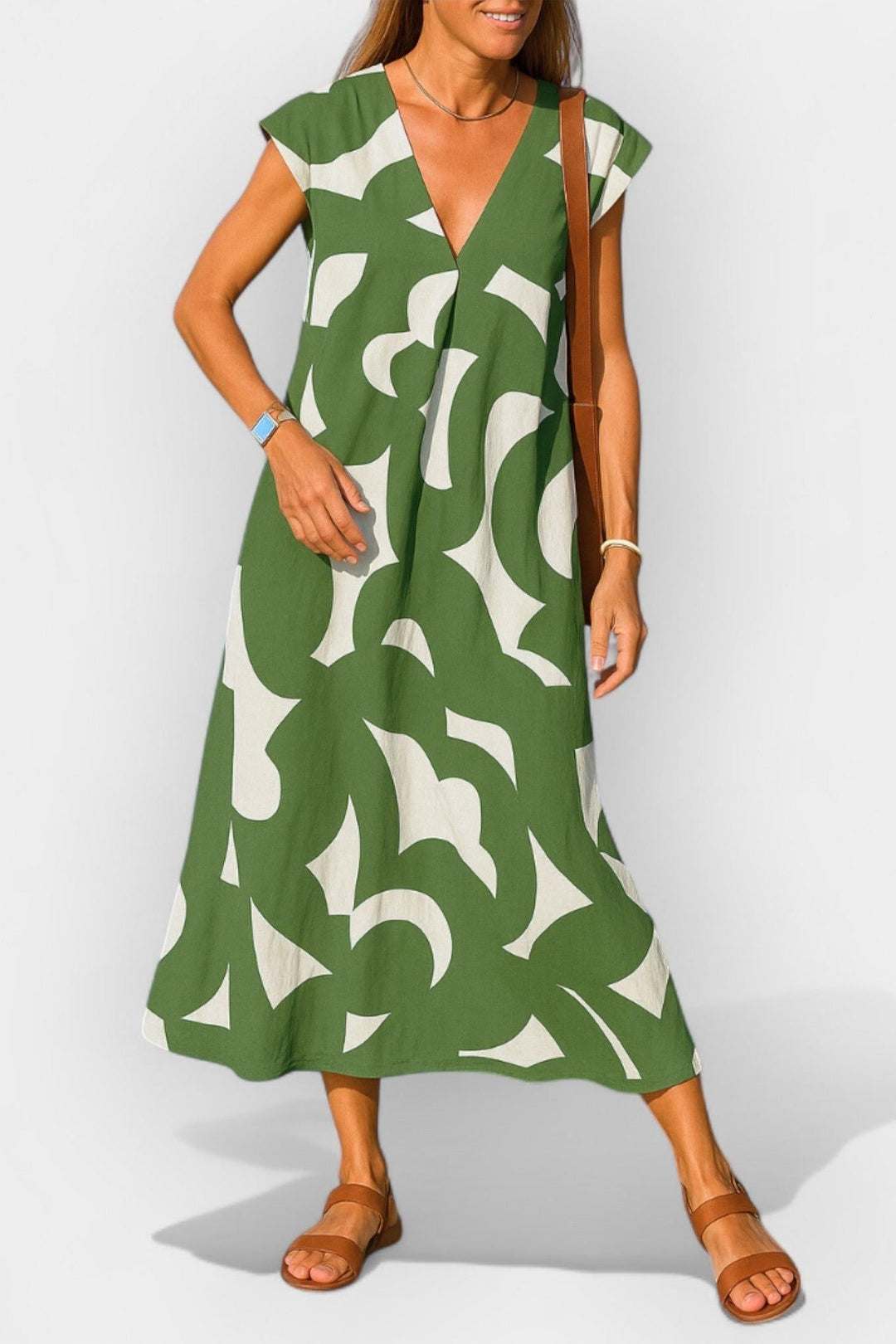 Raquel | Vestido com decote em V