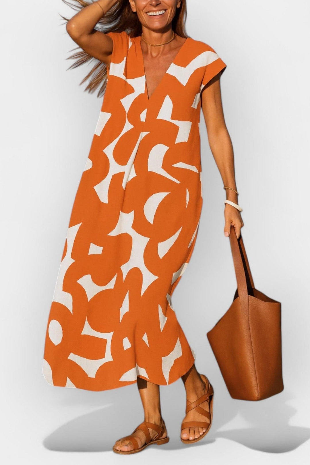 Raquel | Vestido com decote em V