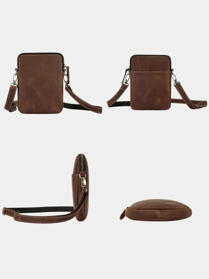 Armando | Mala de ombro minimalista em pele