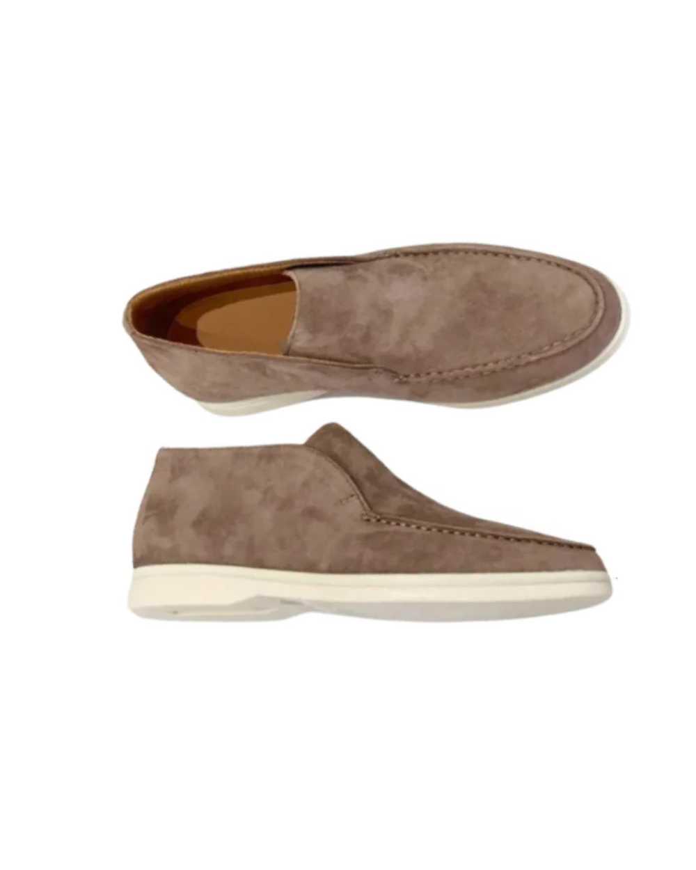 Casimiro | Mocassins casual em camoscio - Sapato mocassim, estilo elegante