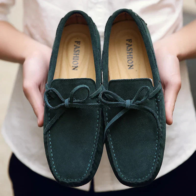 Andreia | Mocassins estivi em camurça casual