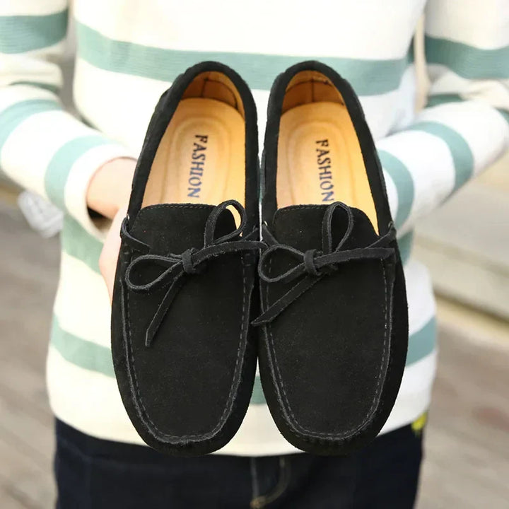 Andreia | Mocassins estivi em camurça casual