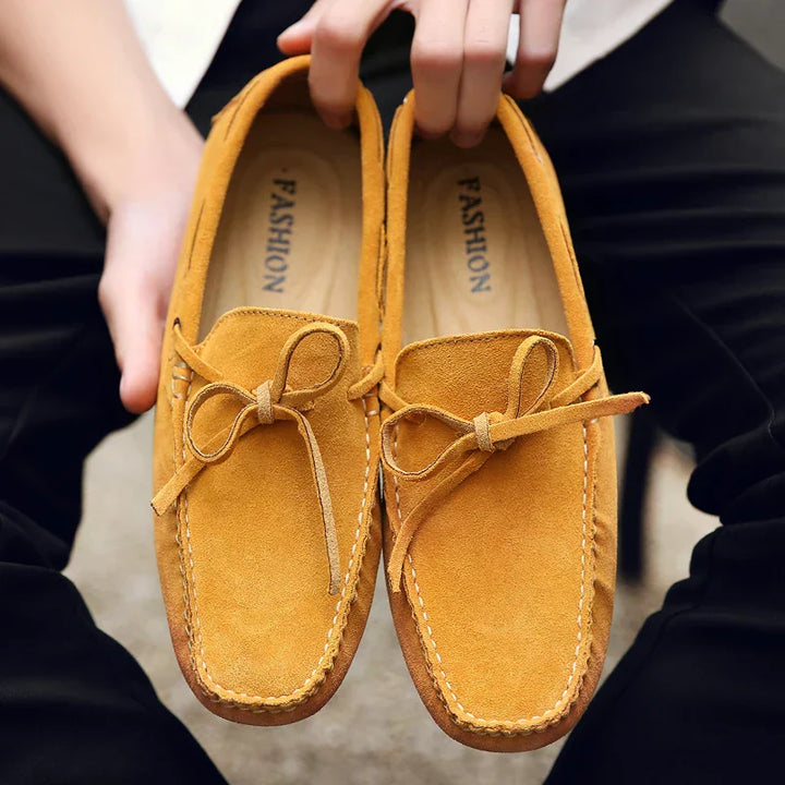 Andreia | Mocassins estivi em camurça casual