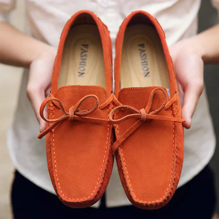 Andreia | Mocassins estivi em camurça casual