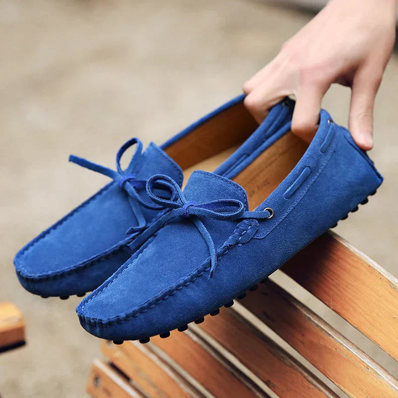 Andreia | Mocassins estivi em camurça casual