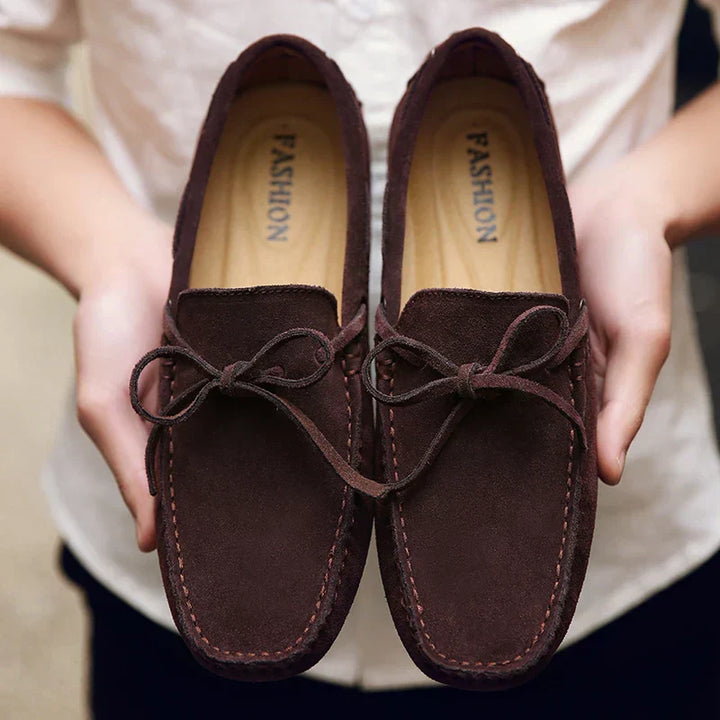 Andreia | Mocassins estivi em camurça casual