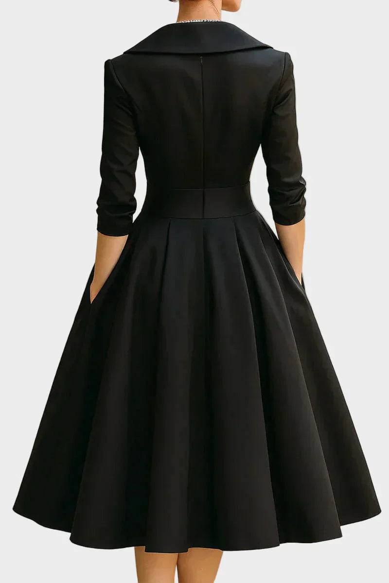 Cátia | Vestido midi em cetim