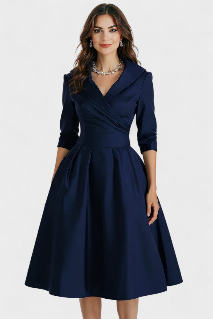 Cátia | Vestido midi em cetim