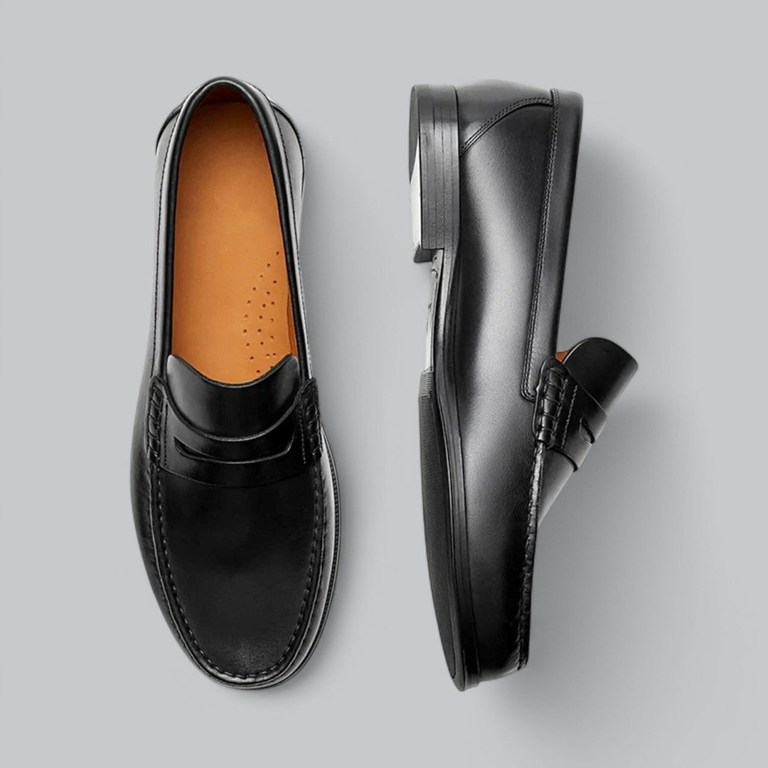 Carlos | Elegantes mocassins em pele