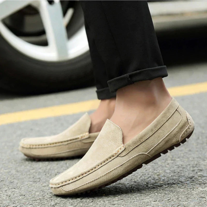 Anabela | Mocassins chic premium em camoscio