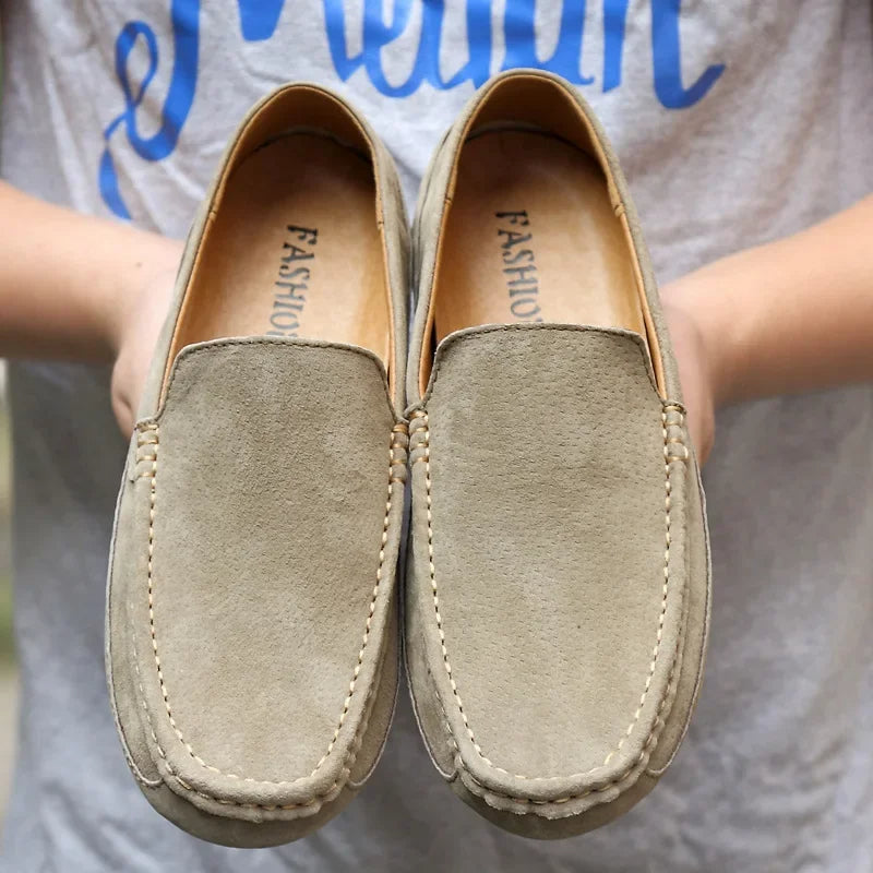 Anabela | Mocassins chic premium em camoscio