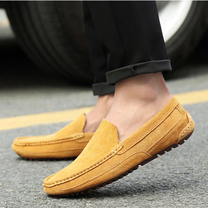 Anabela | Mocassins chic premium em camoscio