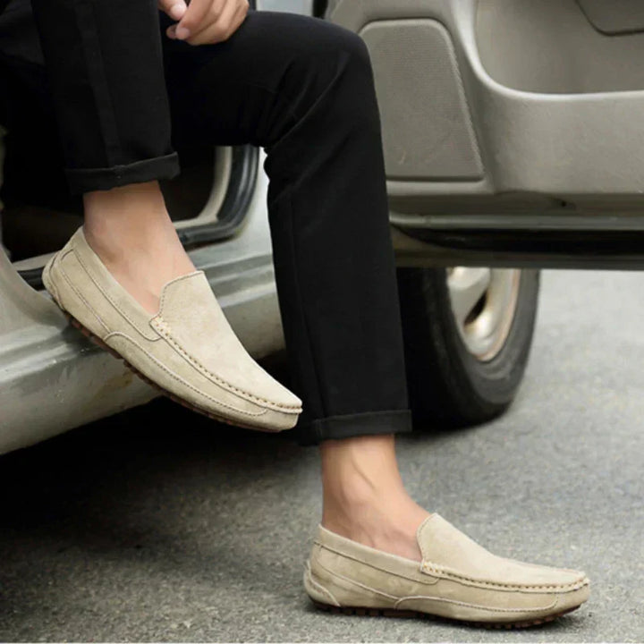 Anabela | Mocassins chic premium em camoscio